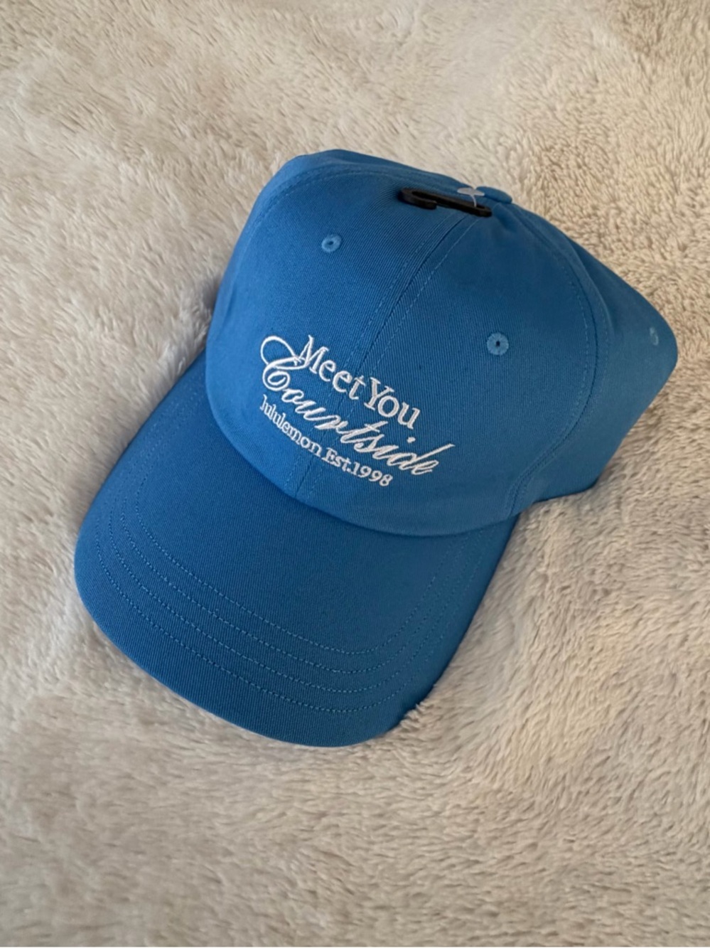NWT Lululemon Classic Unisex Ball Cap Tennis Club Pool Party Blue/White S/M